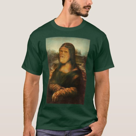 モナリザゴリラ Tシャツ (正面)