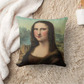 モナリザスマイル装飾用クッション クッション (ブランケット)