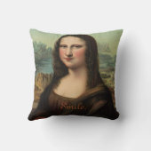 モナリザスマイル装飾用クッション クッション (裏面)