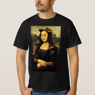 モナリザズハッピー顔 Tシャツ