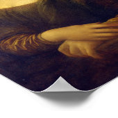 モナリザバイレオナルド・ダ・ヴィンチ ポスター (角)