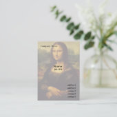 モナリザバイレオナルド・ダ・ヴィンチ 名刺 (スタンド正面)