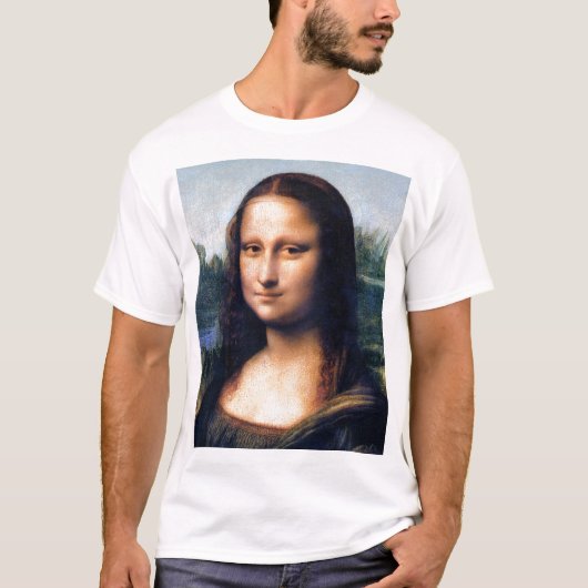 モナリザバイレオナルド・ダ・ヴィンチ Tシャツ (正面)