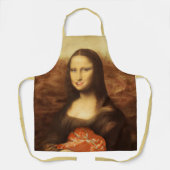 モナリザバレンタインデー エプロン (正面)