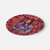 モナリザパンクアート ペーパープレート (アングル)