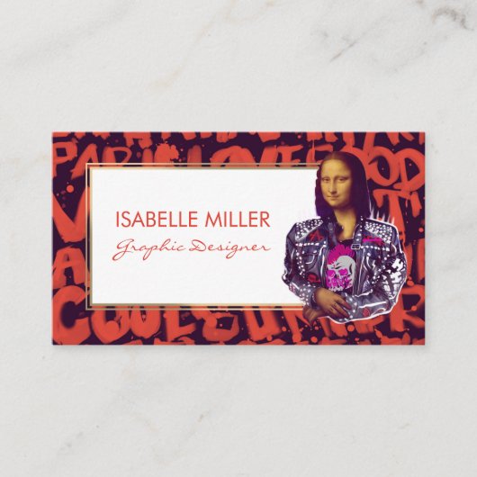 モナリザパンクアート 名刺 (正面)