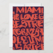 モナリザパンクアート                                 招待状 (裏面)