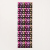 モナリザパープルピンクチョコレート ヨガマット (裏面)