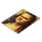 モナリザピクセルアートレオナルドダヴィンチ、ラジオコンダ ノートブック (左側)