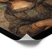 モナリザブラックアートジュネガデーブラックプライドルーム ポスター (角)