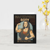 モナリザボディビルマッスルジムウェイトリフティングウォー カード (黄色い花)