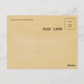 モナリザポストカード(代替バージョン) ポストカード (裏面)