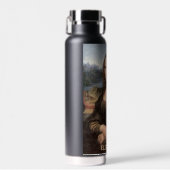 モナリザポートレート絵画の追加ネームウォーターボトル ウォーターボトル (正面)