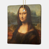 モナリザポートレート絵画ズレオナルドダヴィンチ セラミックオーナメント (左)