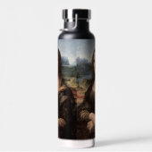 モナリザポートレート絵画/ ウォーターボトル (右面)