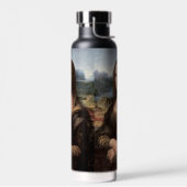 モナリザポートレート絵画/ ウォーターボトル (左面)