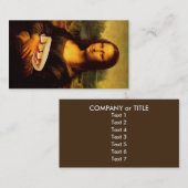 モナリザラブパニーニ 名刺 (正面/裏面)