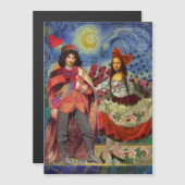 モナリザロマンチックおもしろいなカラフルアートワーク (正面/裏面)