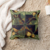 モナリザ万華鏡のように千変万化するパターンアートピロー クッション (ブランケット)