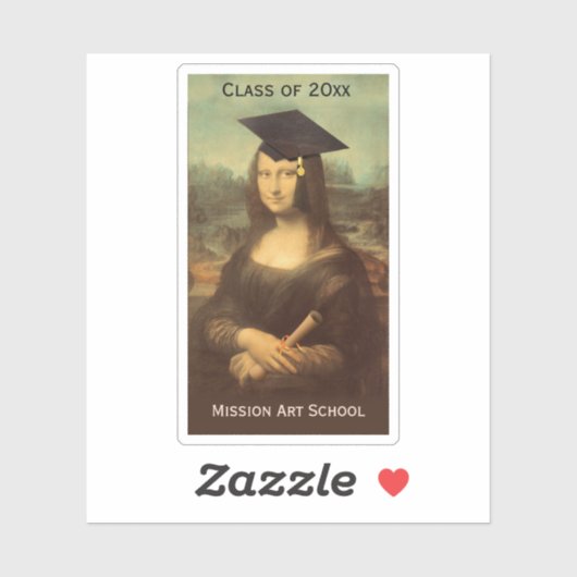 モナリザ卒業グラッドキャップ シール (シート)