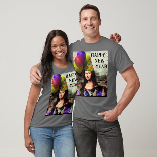 モナリザ新年 Tシャツ (ユニセックス)