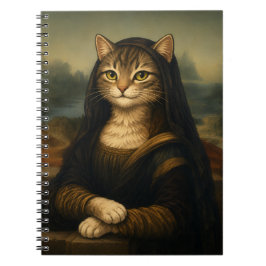 モナリザ猫パロディ ルネサンスアート ノートブック