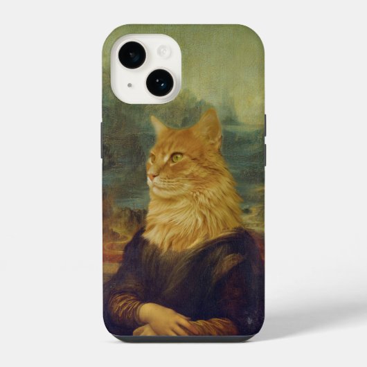 モナリザ猫 iPhoneケース (裏面)