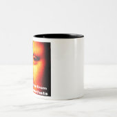 モナリザ絵画の話 ツートーンマグカップ (中央)