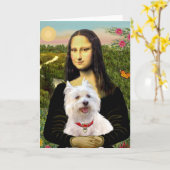 モナリザ-ウェスティ3 カード (黄色い花)