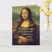 モナリザ カード (黄色い花)