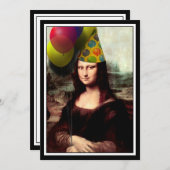 モナリザ – ザ誕生日ガール 招待状 (正面/裏面)