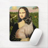 モナリザ – シールポイントシャム猫 マウスパッド (マウス)