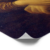 モナリザ – ダヴィンチルネッサンスアートプリント ポスター (角)