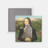 モナリザ – ノルウェーの森の猫 マグネット (正面/裏面)