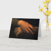 モナリザ – ハンズ カード (黄色い花)