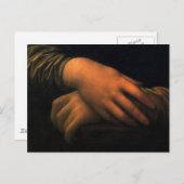 モナリザ – ハンズ ポストカード (正面/裏面)