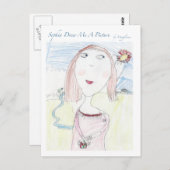 モナリザ ポストカード (正面/裏面)