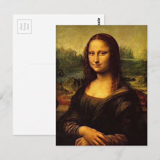 モナリザ ポストカード (正面/裏面)