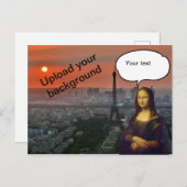 モナリザ ポストカード (正面/裏面)