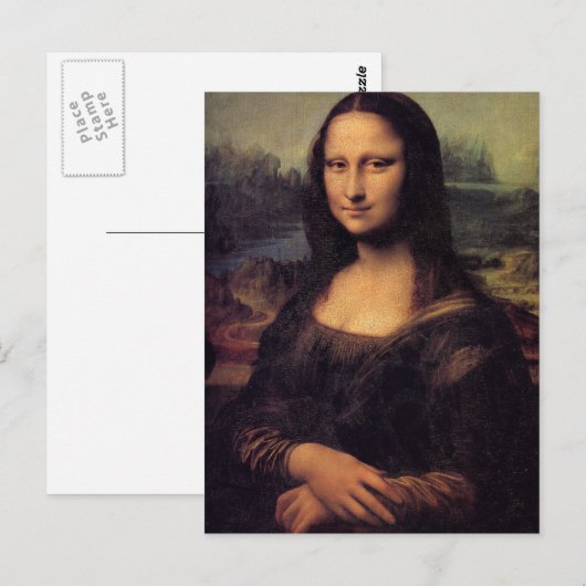 モナリザ ポストカード (正面/裏面)