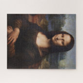 モナリザ&レオナルドダヴィンチ/ヴィンテージイタリア ジグソーパズル (横)