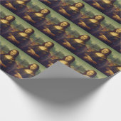 モナリザ(レオナルド・ダ・ヴィンチ) ラッピングペーパー (角)