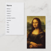 モナリザ 名刺 (正面/裏面)