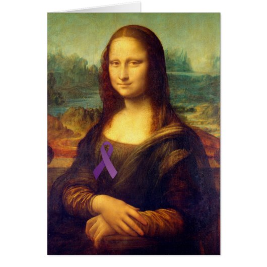 モナリザ(紫のリボン付き) (正面)