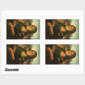 モナリラカモナリサ 長方形シール (シート)