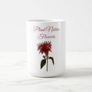モナルダの原生植物の花 コーヒーマグカップ