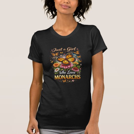 モナークが大好きな女の子 Tシャツ (正面)
