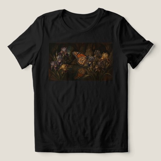 モナークバタフライの保護 トライブレンドＴシャツ (デザイン正面)