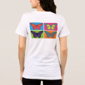 モナークバタフライの保護 トライブレンドＴシャツ (裏面)