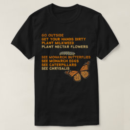 モナークバタフライを救おう Tシャツ
